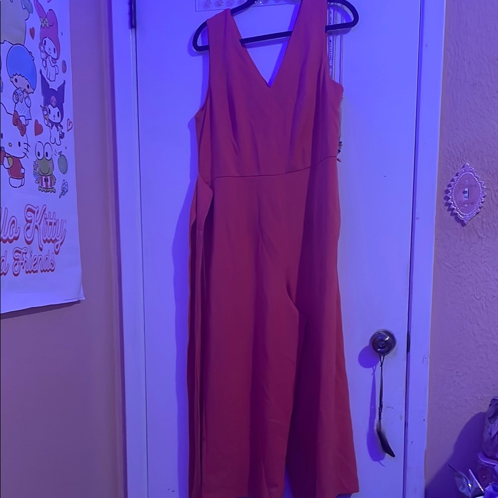 INC International Concepts Vibrant Pink Jumpsuit